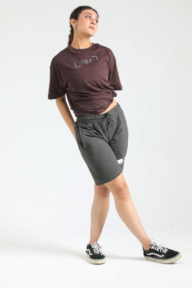 BOOST ALL WEATHER SHORTS - GOOSE GREY - Luna Active Fit