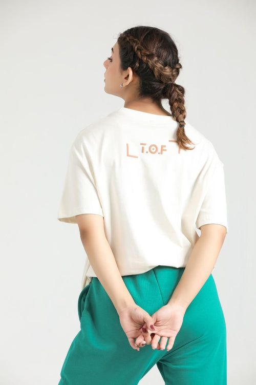 CLOUD OVERSIZED LUXE TEE - Luna Active Fit