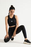 CRESCENT CROSS CROP TOP - Luna Active Fit