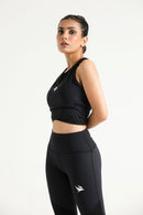 CRESCENT CROSS CROP TOP - Luna Active Fit