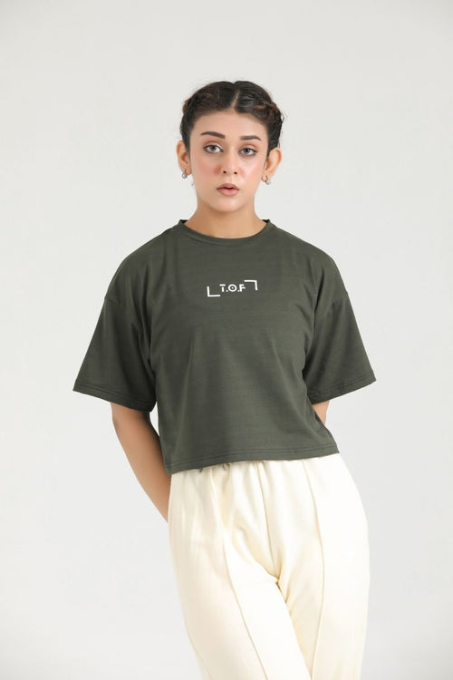LOOSE FIT GYM CROP SET - Luna Active Fit