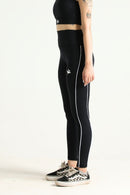 PRO ELITE CRESCENT LEGGING - BLACK - Luna Active Fit