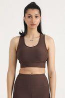 PRO PADDED SPORTS BRA - OLIVE GREEN - Luna Active Fit