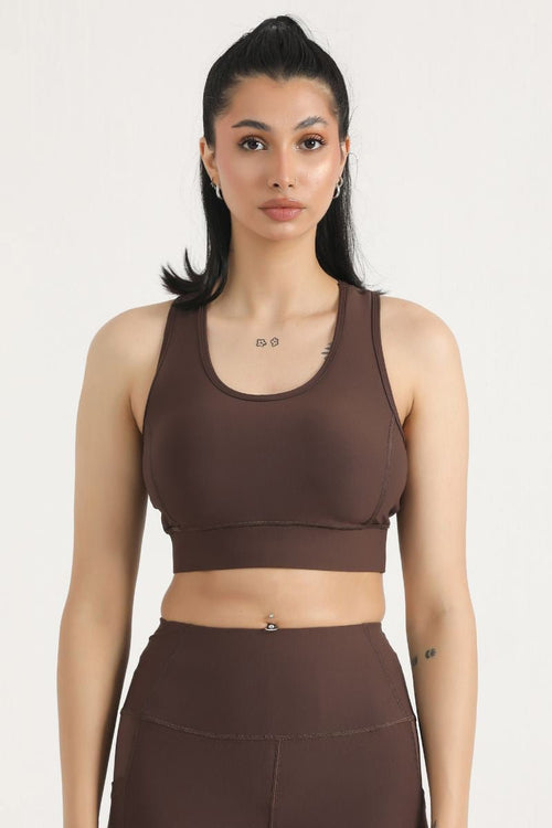 PRO PADDED SPORTS BRA - OLIVE GREEN - Luna Active Fit