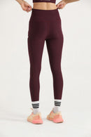 PRO ZERO LEGGINGS - BURGUNDY - Luna Active Fit