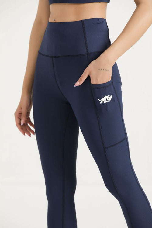 PRO ZERO LEGGINGS - NAVY BLUE - Luna Active Fit