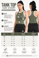 PULSE SLEEVELESS CROP TEE-ROSE - Luna Active Fit