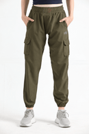QUEEN SPEED CARGO TROUSER - OLIVE GREEN - Luna Active Fit