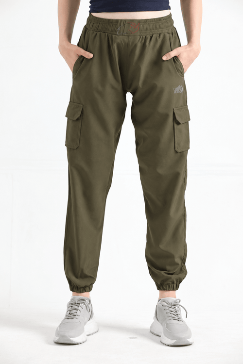 QUEEN SPEED CARGO TROUSER - OLIVE GREEN - Luna Active Fit