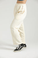 ULTRA COMFORT FLARE FIT TROUSERS - CREAME - Luna Active Fit