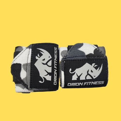 ALPHA Wrist Wraps (Silver Camo) - Luna Active Fit
