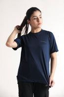 AMPLIFY DRI FIT SUPER NAVY BLUE TEE - Luna Active Fit