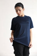 AMPLIFY DRI FIT SUPER NAVY BLUE TEE - Luna Active Fit