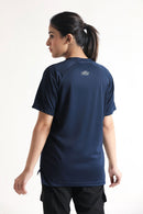 AMPLIFY DRI FIT SUPER NAVY BLUE TEE - Luna Active Fit