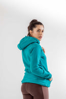 BREEZE SMART FIT HOODIE (MINT GREY) - Luna Active Fit