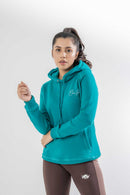 BREEZE SMART FIT HOODIE (MINT GREY) - Luna Active Fit