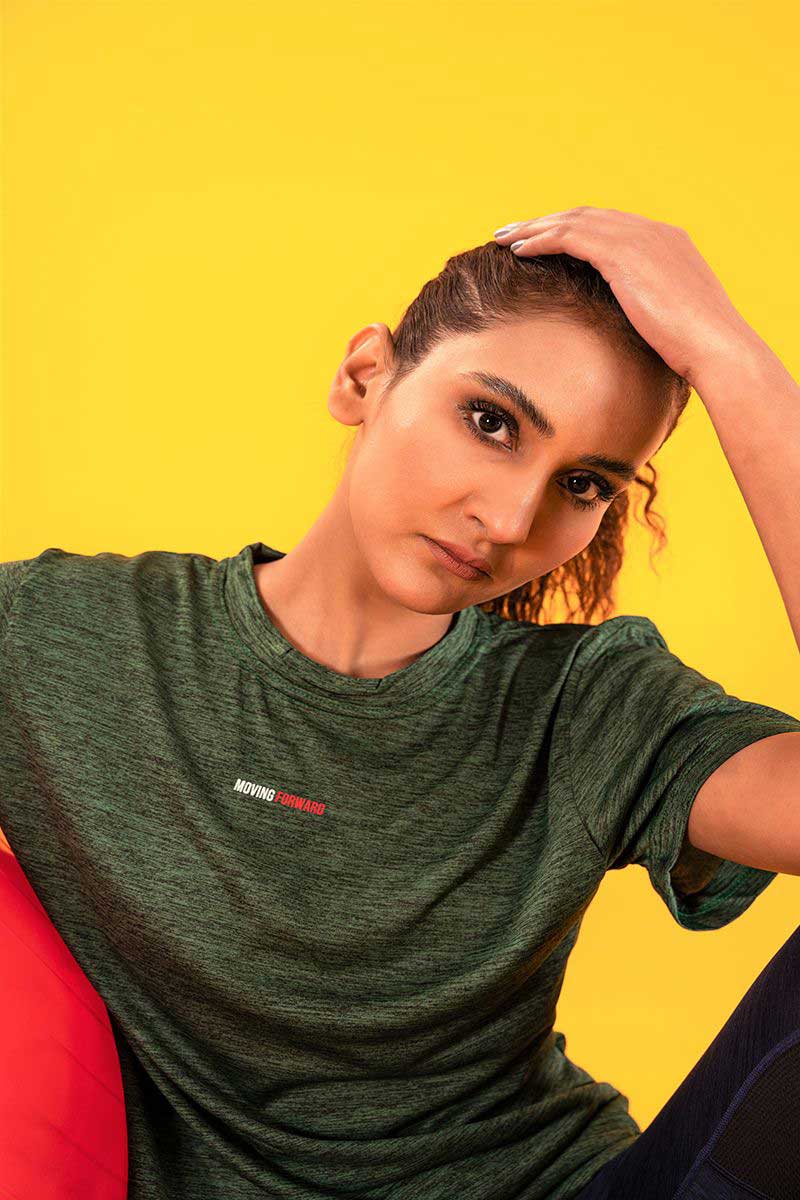 FLUX DRAPE OVERSIZED TEE - Luna Active Fit