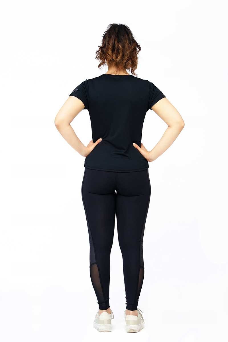 INFINITY CONTRAST ULTRA HIGH WAISTED MESH LEGGINGS - Luna Active Fit