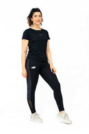 INFINITY CONTRAST ULTRA HIGH WAISTED MESH LEGGINGS - Luna Active Fit