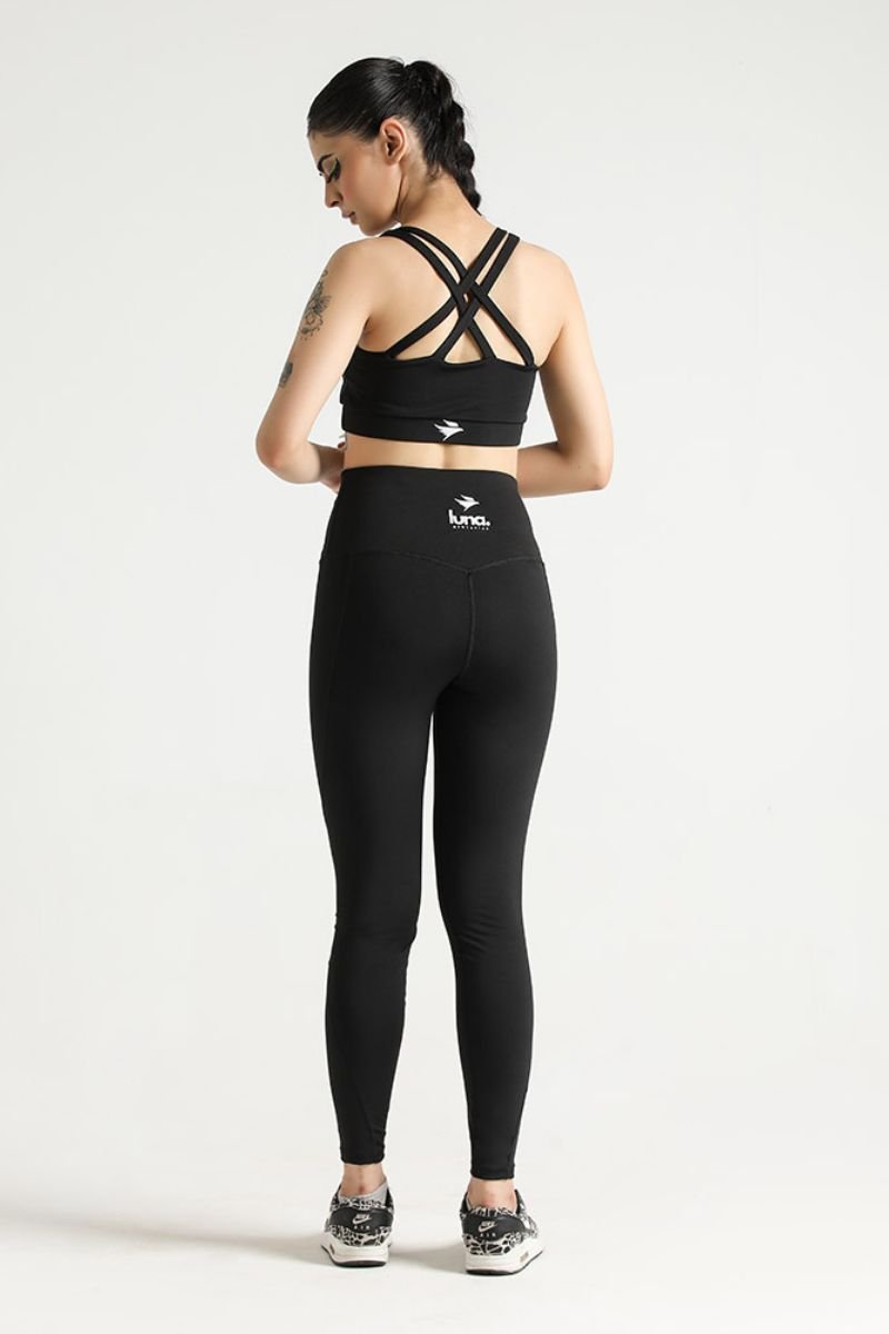 LUNA ACTIVE FLEX CROSS SET - BLACK