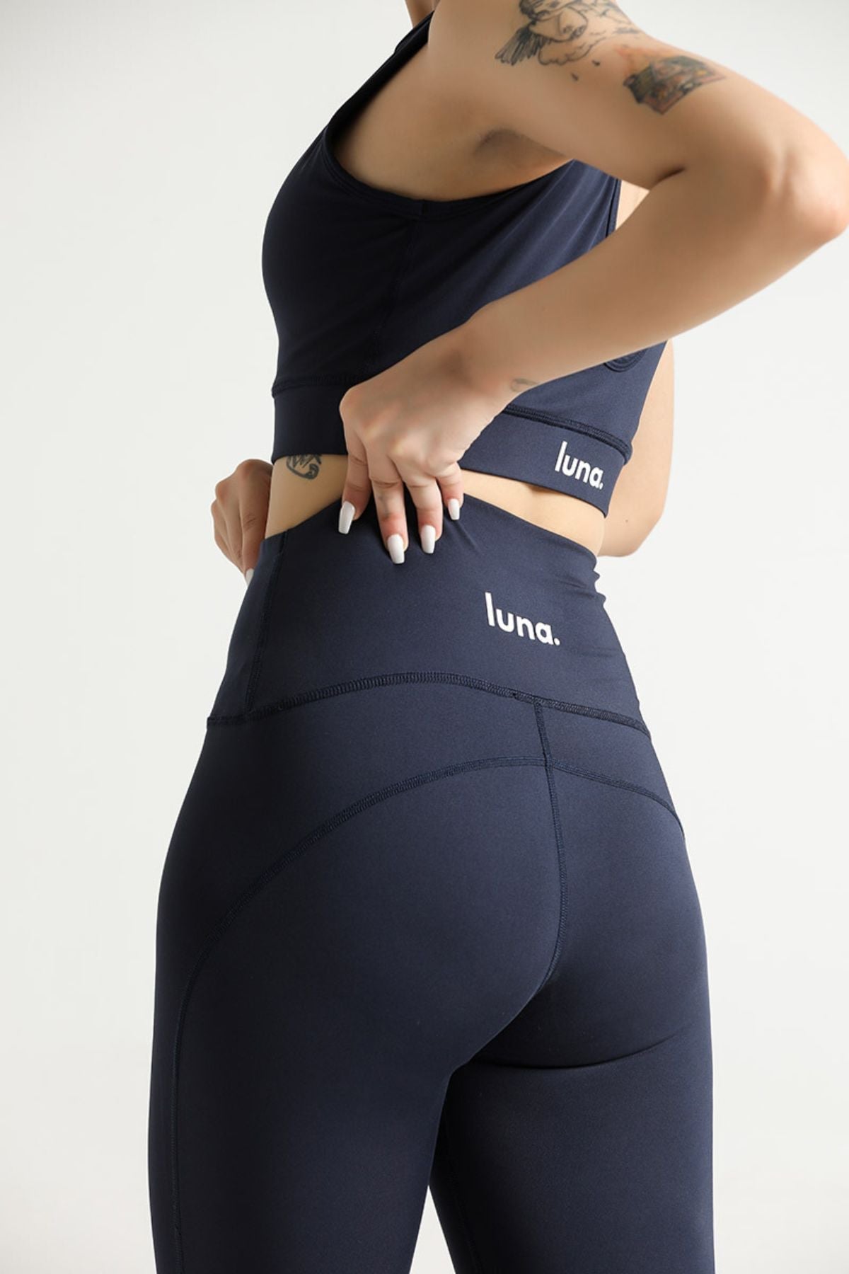 LUNA HURRICANE CONTRAST HIGH WAISTED LEGGINGS