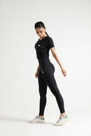 LUNA MESH MIDNIGHT CROP TOP CO - ORD SET - Luna Active Fit