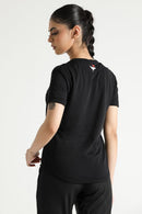 LUNA NOIR FLEX FIT SHIRT - (BLACK) - Luna Active Fit