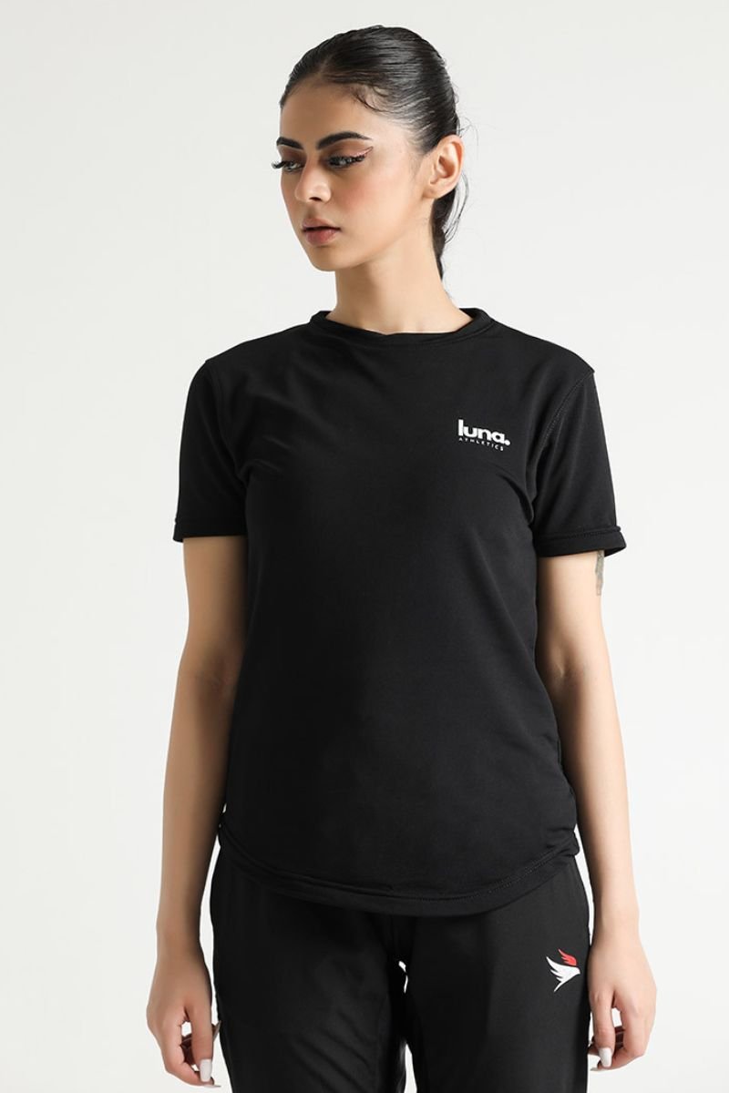 LUNA NOIR FLEX FIT SHIRT-(BLACK)