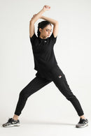 LUNA NOIR FLEX FIT SHIRT - (BLACK) - Luna Active Fit