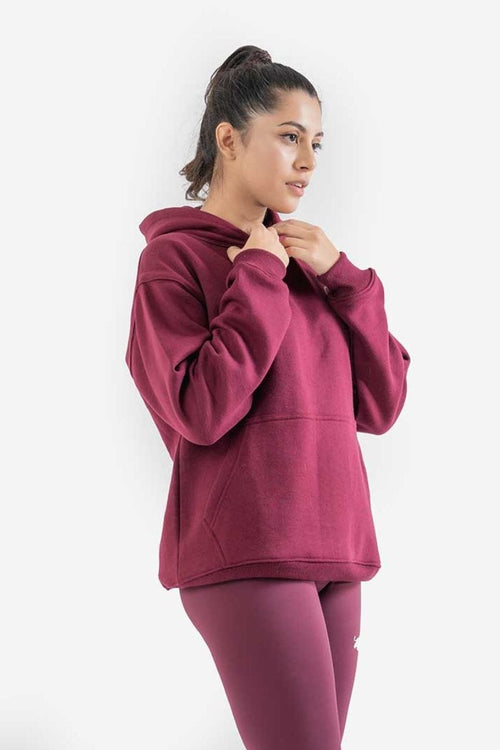 OVERSIZED ULTRA SOFT COTTON HOODIE - Luna Active Fit