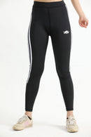 QUEEN MESH STRIPPED LEGGINGS - Luna Active Fit