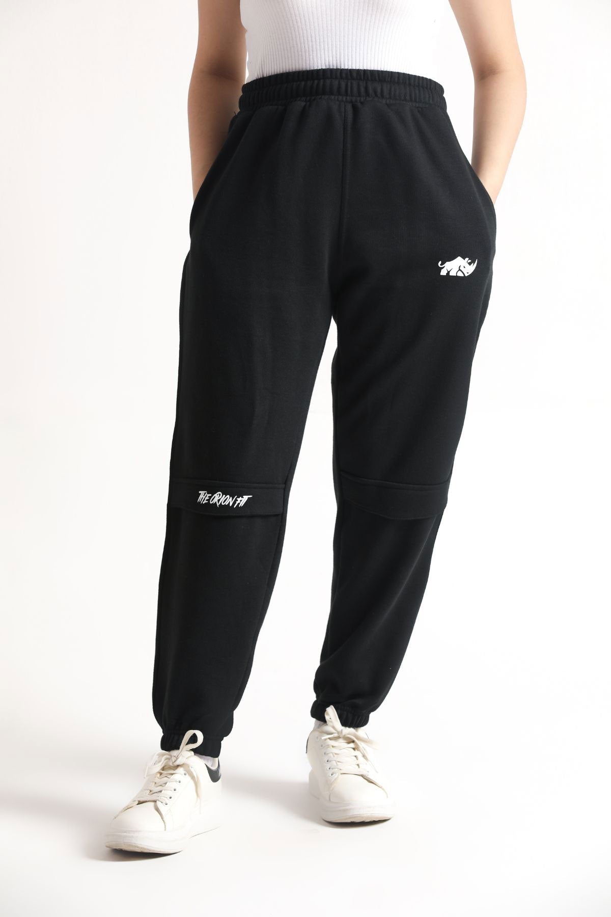 SCULPT ULTRA COMFORT CARGO TROUSERS- BLACK