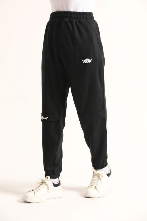SCULPT ULTRA COMFORT CARGO TROUSERS - BLACK - Luna Active Fit