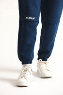 SCULPT ULTRA COMFORT CARGO TROUSERS - NAVY BLUE - Luna Active Fit