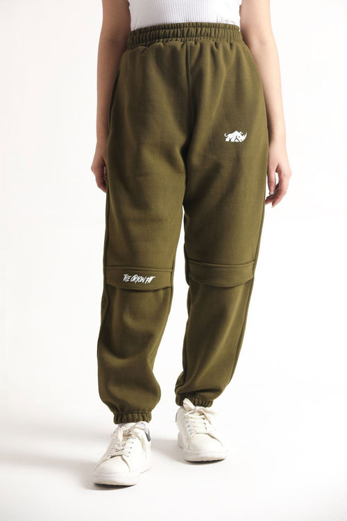 SCULPT ULTRA COMFORT CARGO TROUSERS - OLIVE GREEN - Luna Active Fit