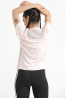 SHADOW SUPER WHITE MESH SHIRT - Luna Active Fit