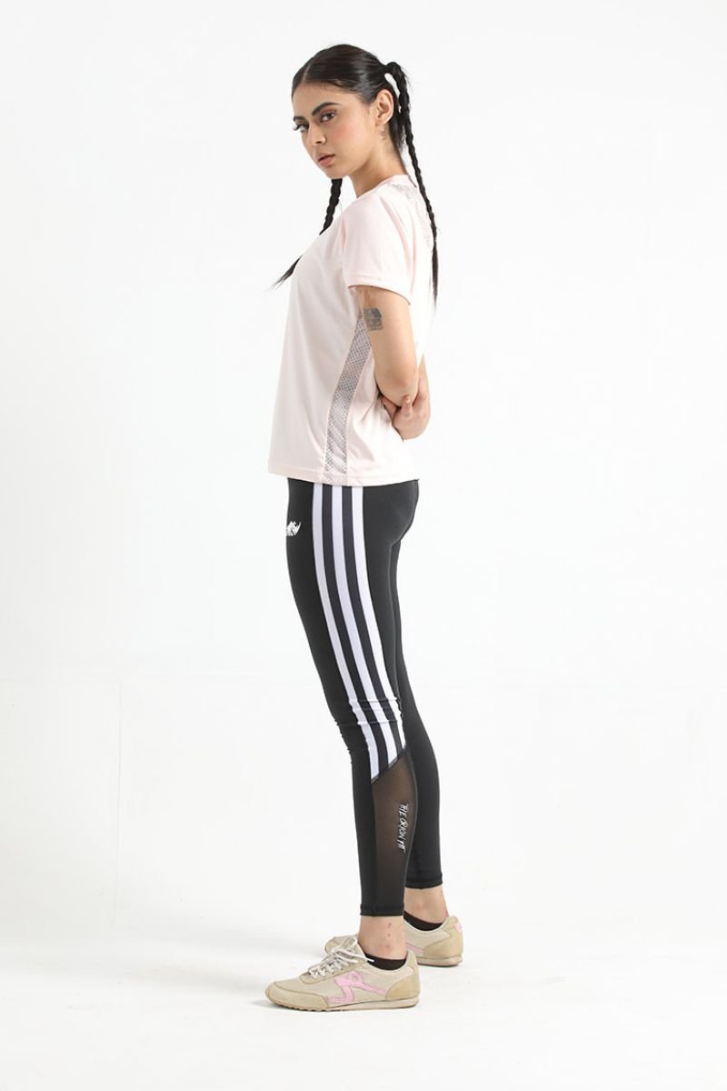 SHADOW WHITE STRIPED SET (TOP+BOTTOM)