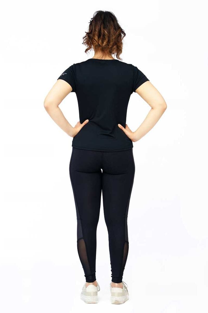 THE INFINITY BLACK SET (SHIRT+LEGGINGS) - Luna Active Fit
