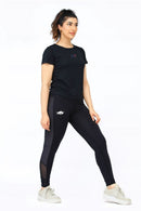 THE INFINITY BLACK SET (SHIRT+LEGGINGS) - Luna Active Fit