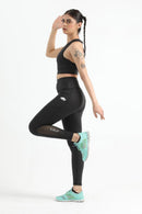 THE QUEEN MESH MIDNIGHT SET (TOP+BOTTOM) - Luna Active Fit