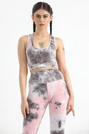 VELOCITY CLOUD WHITE GYM SET (TOP+BOTTOM) - Luna Active Fit
