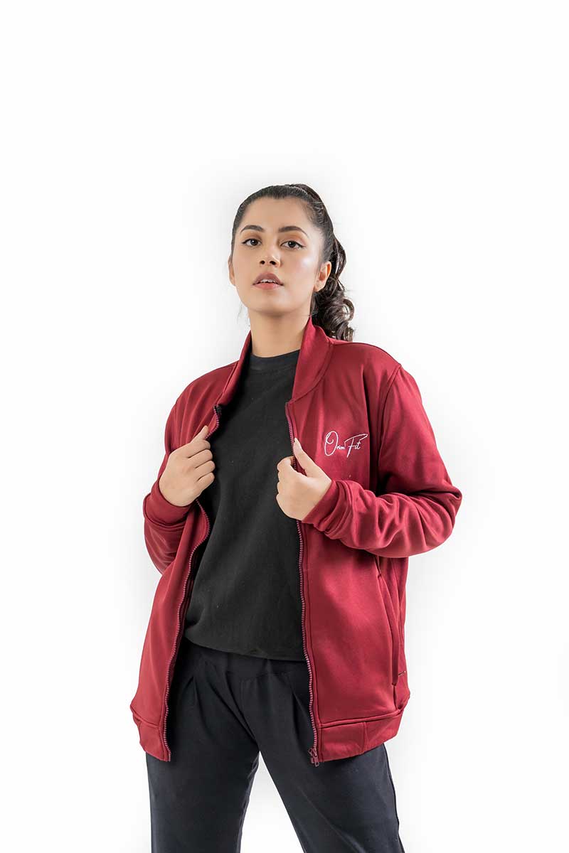 VELOCITY DRI-FIT WOMEN LOOSE FIT ZIPPER JACKET