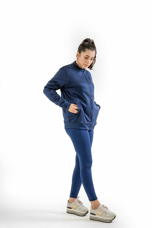 VELOCITY DRI - FIT WOMEN LOOSE FIT ZIPPER JACKET - Luna Active Fit