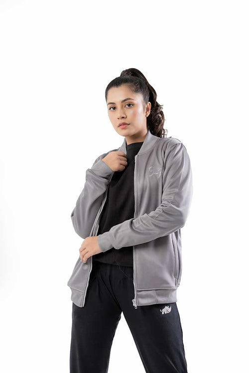 VELOCITY DRI - FIT WOMEN LOOSE FIT ZIPPER JACKET - Luna Active Fit