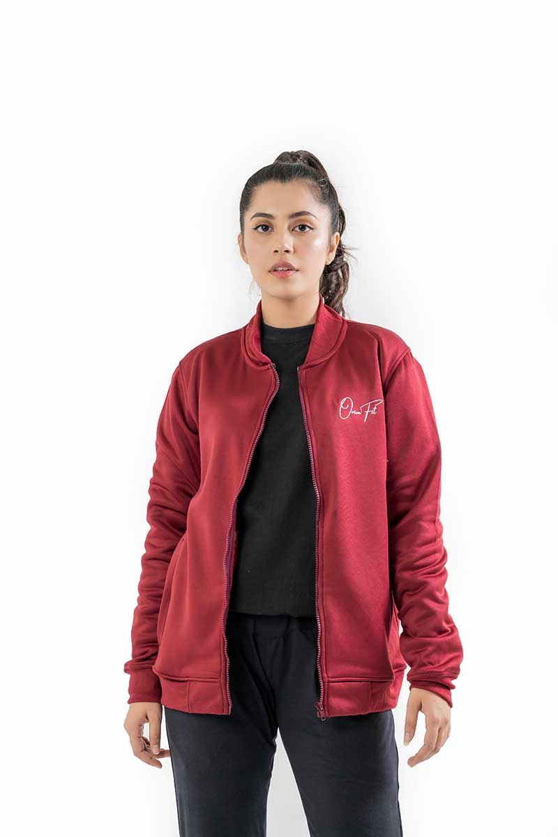 VELOCITY DRI - FIT WOMEN LOOSE FIT ZIPPER JACKET - Luna Active Fit
