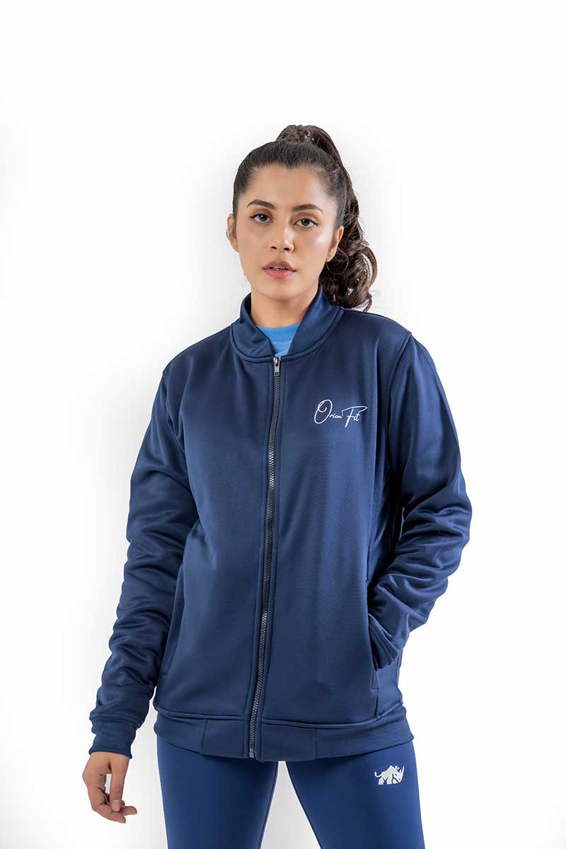 VELOCITY DRI - FIT WOMEN LOOSE FIT ZIPPER JACKET - Luna Active Fit